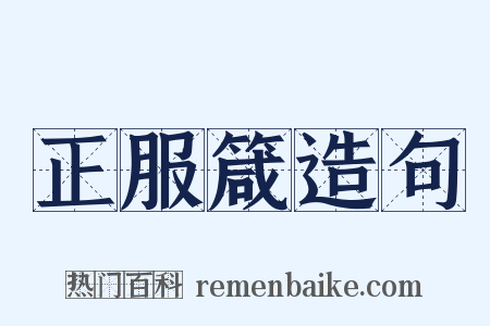 正服箴造句是什么意思的图片